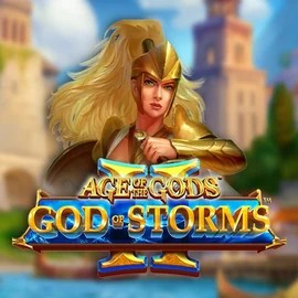 Age Of The Gods: God Of Storms 2 logo by Playtech at Malina Casino