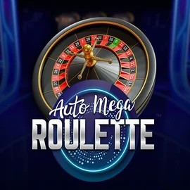 Auto Mega Roulette online game logo by Pragmatic Play on malinagreece.org