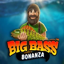 Big Bass Bonanza online game logo by Pragmatic Play on malinagreece.org