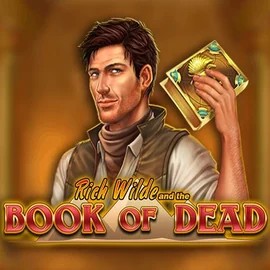 Book of Dead casino game by Play’n GO – featured logo at Malina Casino
