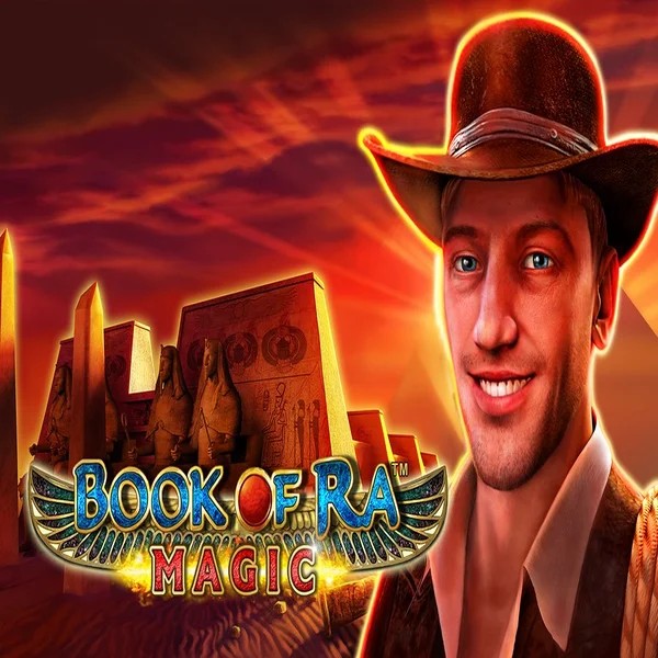 Book of Ra Magic logo by Greentube at Malina Casino