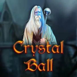 Crystal Ball slot logo by Gamomat at Malina Casino