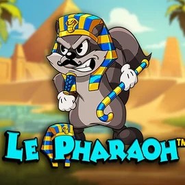 Le Pharaoh slot logo by Hacksaw Gaming at Malina Casino