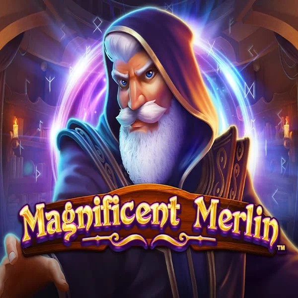 Magnificent Merlin slot icon by Greentube, available at Malina Casino