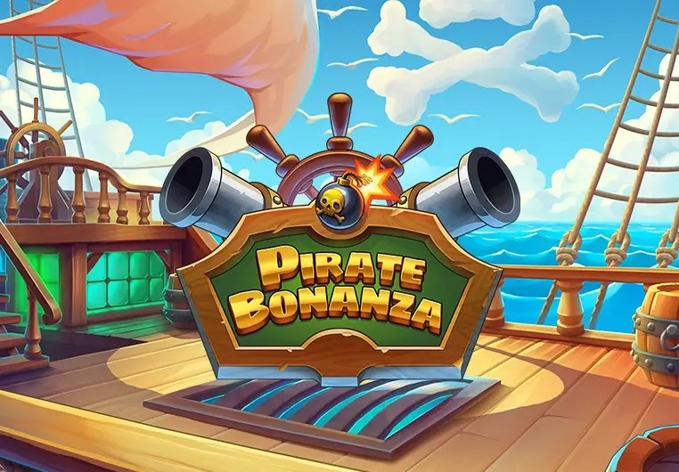 Pirate Bonanza Slot casino game by Backseat Gaming – featured logo at Malina Casino