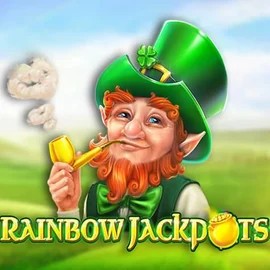 Official Jackpots logo: Rainbow Jackpots by Red Tiger Gaming at Malina Casino