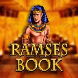 Official Slots logo: Ramses Book by Gamomat at Malina Casino