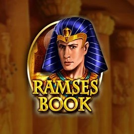 Slots logo of Ramses Book Deluxe from Gamomat at Malina Casino