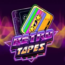Retro Tapes logo by Push Gaming at Malina Casino