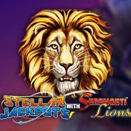 Try Stellar Jackpots with Serengeti Lions slot by Lightning Box Game on malinagreece.org – logo image