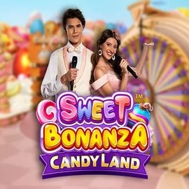 Sweet Bonanza Candy Land Live slot visual from Pragmatic Play available on malinagreece.org