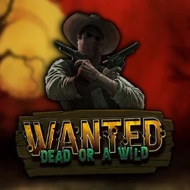 Wanted Dead or a Wild online game logo by Hacksaw Gaming on malinagreece.org